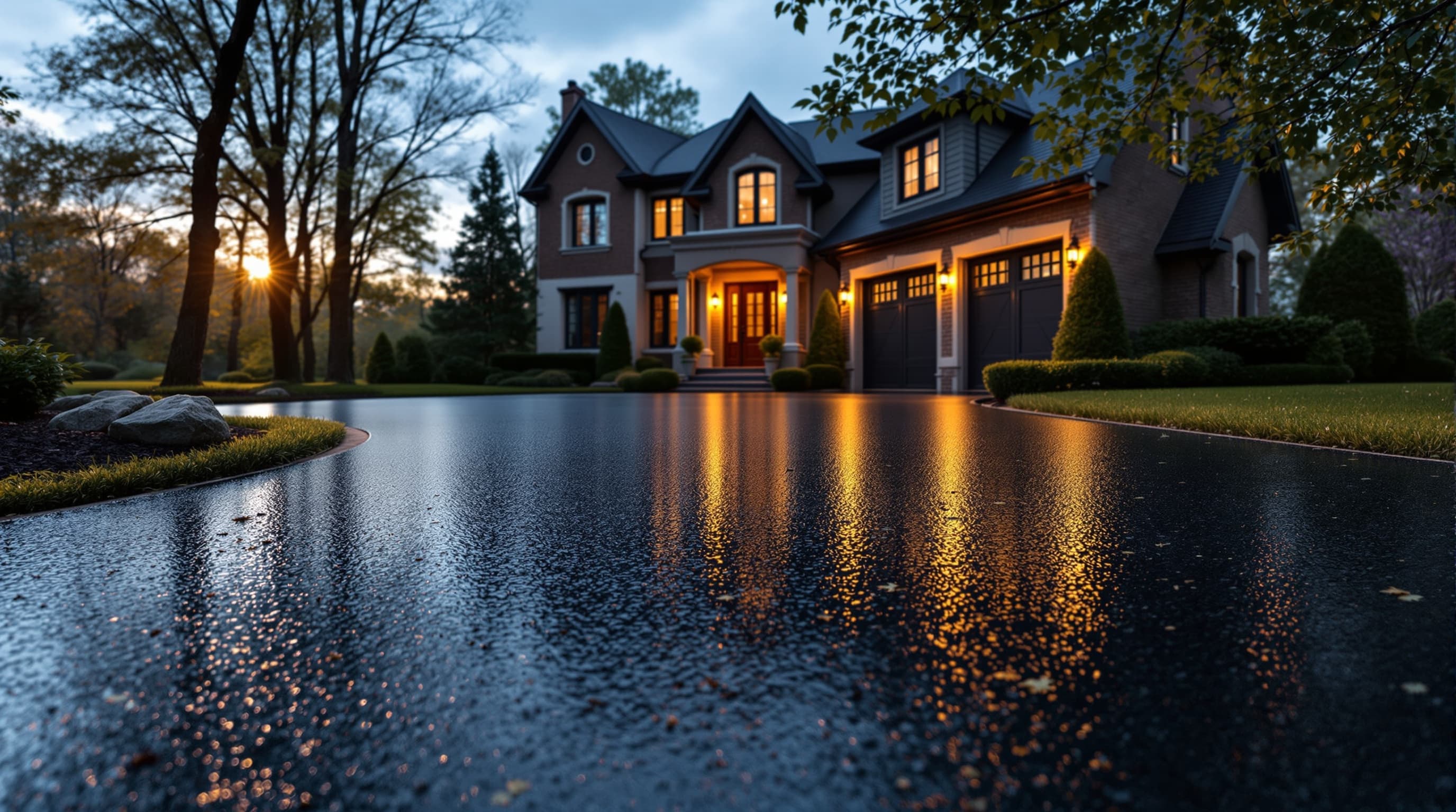 Scellant d'asphalte — la Rive-Sud de Montréal